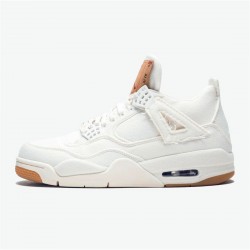 PK Sneakers Jordan 4 Retro Levi's White (Levi's Tag) White/White-White AO2571-100