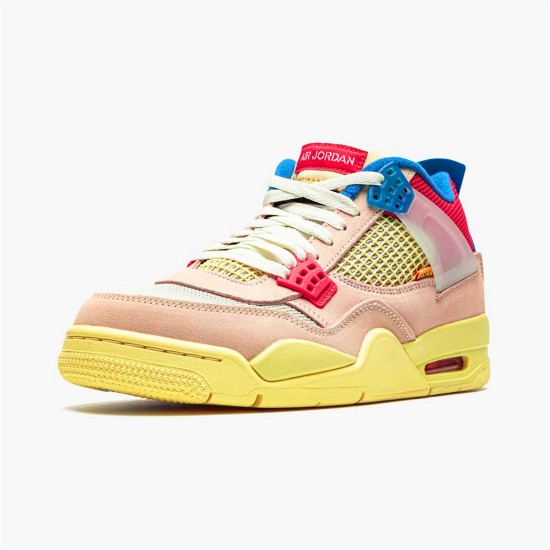 PK Sneakers Jordan 4 Retro Union Guava Ice Guava Ice/Light Bone-Brigade Blue-Light Fusion Red DC9533-800