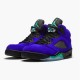 PK Sneakers Jordan 5 Retro Alternate Grape Grape Ice/New Emerald-Black 136027-500