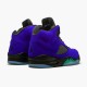 PK Sneakers Jordan 5 Retro Alternate Grape Grape Ice/New Emerald-Black 136027-500