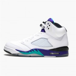 PK Sneakers Jordan 5 Retro Grape (2013) White/Emerald-New Grape-Ice Blue 136027-108