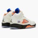 PK Sneakers Jordan 5 Retro International Flight Sail/Racer Blue-Cone-Black 136027-148