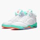 PK Sneakers Jordan 5 Retro Light Aqua (GS) White/Crimson Pulse-Light Aqua-Black 440892-100