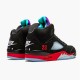 PK Sneakers Jordan 5 Retro Top 3 Black/Fire Red-Grape Ice-New Emerald CZ1786-001