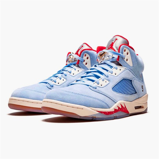 PK Sneakers Jordan 5 Retro Trophy Room Ice Blue Ice Blue/University Red-Sail-Metallic Gold CI1899-400