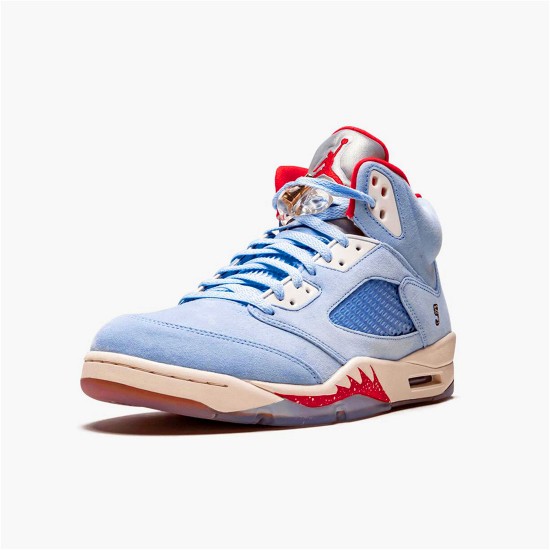 PK Sneakers Jordan 5 Retro Trophy Room Ice Blue Ice Blue/University Red-Sail-Metallic Gold CI1899-400