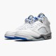 PK Sneakers Jordan 5 Retro White Stealth (2021) White/Stealth- Black-Hyper-Royal DD0587-140