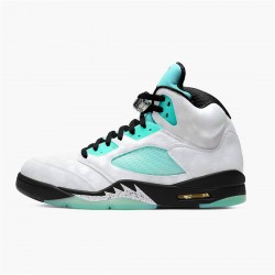 PK Sneakers Jordan 5 Retro Island Green White/Black-White-Island Green CN2932-100