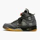 PK Sneakers Jordan 5 Retro Off-White Black Black/Muslin-Fire Red CT8480-001