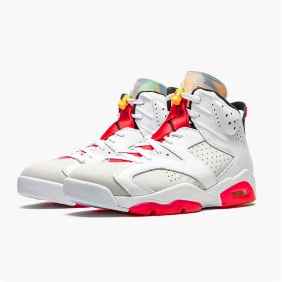 PK Sneakers Jordan 6 Retro Hare Neutral Grey/White-True Red-Black CT8529-062