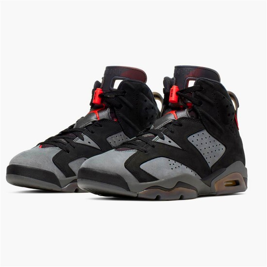 PK Sneakers Jordan 6 Retro PSG Paris Saint-Germain Iron Grey/Infrared 23-Black CK1229-001