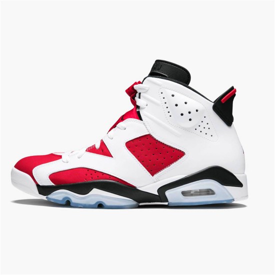 PK Sneakers Jordan 6 Retro Carmine (2014) White/Carmine-Black 384664-160