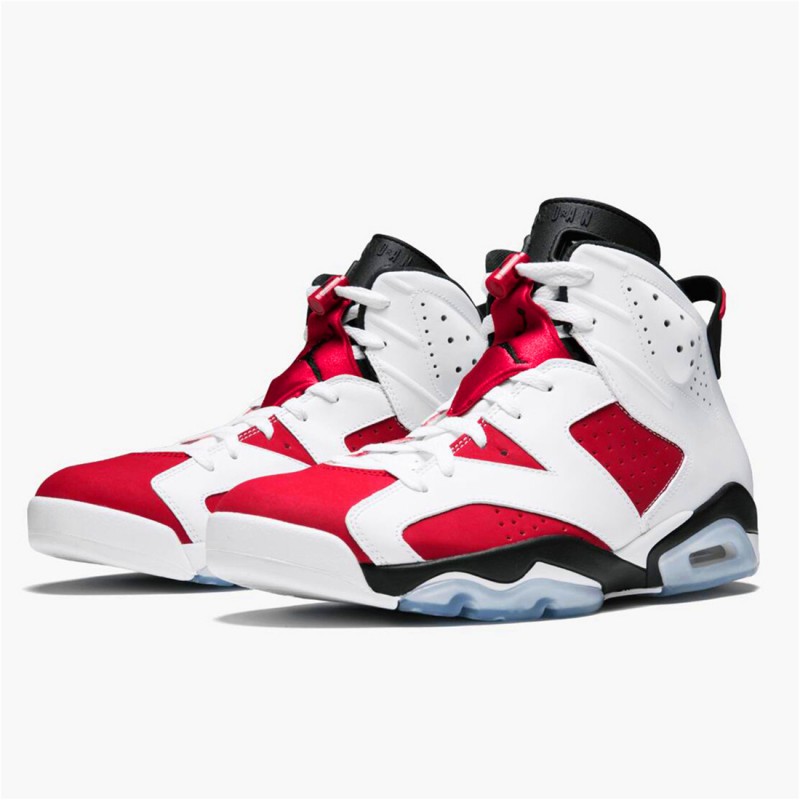 PK Sneakers Jordan 6 Retro Carmine (2014) White/Carmine-Black 384664-160