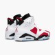 PK Sneakers Jordan 6 Retro Carmine (2014) White/Carmine-Black 384664-160