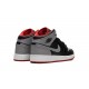 Nike Air Jordan 1 GradeSchool Mid Black Grey Red DQ8423-006 Shoes