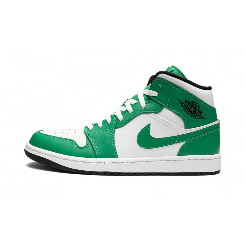 Nike Air Jordan 1 Mens Mid Lucky Green DQ8426-301 Shoes