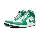 Nike Air Jordan 1 Mens Mid Lucky Green DQ8426-301 Shoes