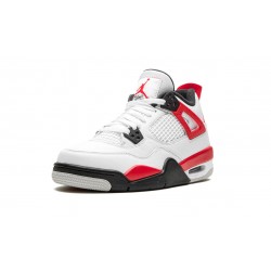 Nike Air Jordan 4 GradeSchool Red Cement 408452-161 Shoes